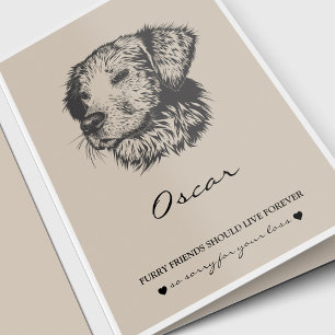 Cartes de Sympathie pour animaux Best Friend Ret
