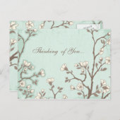 Cartes de sympathie pour le jardin (Devant / Derrière)