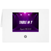 Cartes de table # 7 - Dans le feu de la rampe Mari (Dos Horizontal)