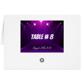 Cartes de table # 8 - Dans les projecteurs Mariage (Dos Horizontal)