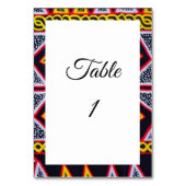 Cartes de table à motif Toghu camerounais (Par défaut)