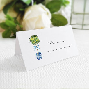 Cartes de table Arbre Citron