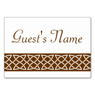Cartes de table au chocolat pour les Coeurs de tis