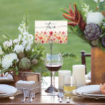 Cartes de table Boho fleur sauvage Numéro Deux<br><div class="desc">Ce modèle de numéro de table comporte une police de script élégante et une collection de fleurs sauvages colorés. Pour tous ceux qui planifient un Mariage, le choix d'objets à motifs avec notre thème de fleurs fleurs sauvages offre un mélange unique d'élégance et de charme qui attire à la fois...</div>