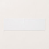 Cartes de table Boho - Numéro de Mariage Floral (Inside Unfolded)