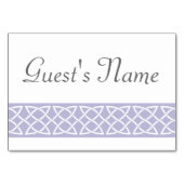 Cartes de table Celtic Weave Hearts in Lavender (Dos)