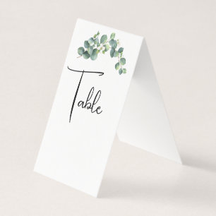 Cartes de Table de Mariage