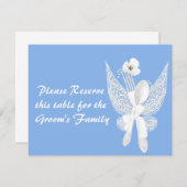 Cartes de table de mariage (Devant / Derrière)