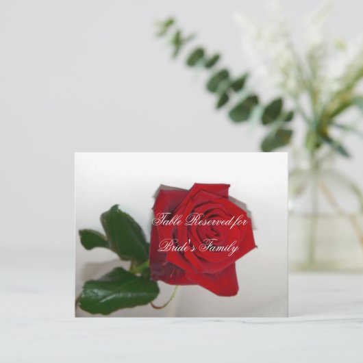 Cartes de table de mariage (Debout devant)
