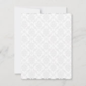 Cartes de table de mariage à marquer et plier soi- (Devant)