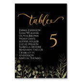 Cartes de Table de Mariage avec Typographie Botani (Par défaut)