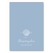 Cartes de Table de Mariage Coquillages Côtiers (Par défaut)