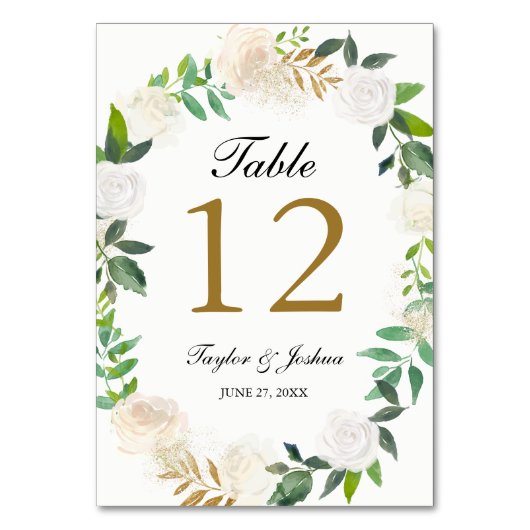 Cartes de table de Mariage de courroie de courroie (Par défaut)