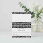 Cartes de table de mariage de tente de pli et de s (Debout devant)