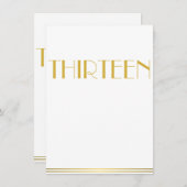 Cartes de table de mariage Gatsby le Magnifique do (Devant / Derrière)