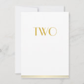 Cartes de table de mariage Great Gatsby or blanc d (Dos)