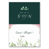 Cartes de Table de Mariage Imprimables de Feuillag (Par défaut)