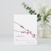 Cartes de table de mariage pour tente pliable à mo (Debout devant)