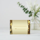 Cartes de table de réception Bat mitzvah Black Gol (Debout devant)