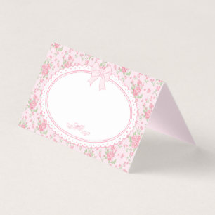 Cartes de table décoratives florales fantaisie vin