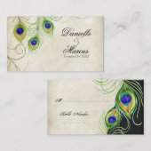 Cartes de table d'escorte - Ensemble de Mariages d (Devant / Derrière)