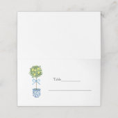 Cartes de table du citronnier (Extérieur déplié)