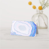 Cartes de table en agate bleue (Dos)