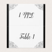 Cartes de table encadrées vintage noires (Outside Unfolded)