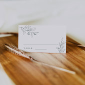 Cartes de table Fleur de Boho Vert Sauge