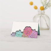 Cartes de table Floral Mexicaine Fiesta Mandala (Dos)