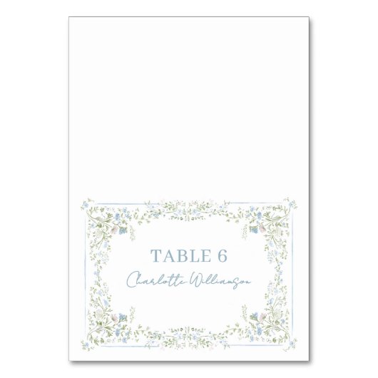 Cartes de Table Hydrangea de Famille Cartes de Pla (Par défaut)