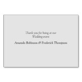 Cartes de table ivoire, vert, bleu, or soie et per (Dos)