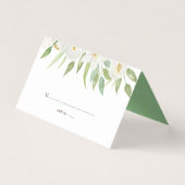 Cartes de table Mariage couleur blanche (Devant)