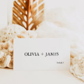 Cartes de Table Mariage Minimalistes Modèle