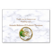 Cartes de table Mariage romantique Tropical (Dos)