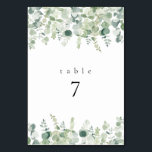 Cartes de table Mariage vertes<br><div class="desc">Il s'agit d'une carte simple et élégante de table à eucalyptus avec des éléments de verdure aquarelle et une police moderne. Modifiez tous les termes et toutes les couleurs* sur ce modèle de programme de mariage. * la couleur de l'aquarelle verte ne sont pas modifiables // Pour les articles correspondants,...</div>
