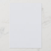 Cartes de table Misty Blues Floral Rose Anemones (Dos)