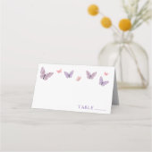 Cartes de table papillon (Devant)
