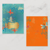 Cartes de table Papillons + Libellules de PixDezin (Devant / Derrière)