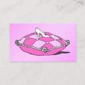 Cartes de table personnalisées Slipper de verre de (Dos)