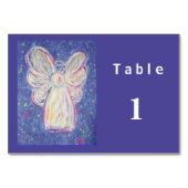 Cartes de table personnalisées Starry Night Angel (Dos)