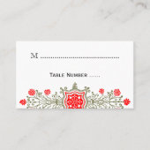 Cartes de table personnalisées Vinage Daisy Elemen (Devant)