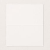 Cartes de table pliées florales modernes (Inside Unfolded)