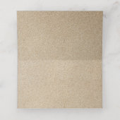 Cartes de table pliées pour la douche de mariage s (Intérieur déplié)