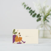Cartes de table Plum et Mariage de automne Citroui (Debout devant)