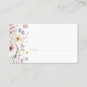 Cartes de table pour Baby shower "Baby in Bloom" a