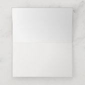 Cartes de Table pour Mariage Bleu et Argent (Intérieur déplié)