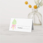 Cartes de table pour mariage de glace (Dos)