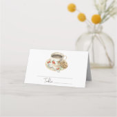Cartes de table pour mariage - thème tasse de café (Dos)