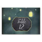 Cartes de table pour soirée d'été en pots Mason (Dos)